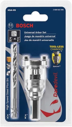 Vista 2 de Bosch HSA-HS SpinLOCK - Clavija universal con punta piloto de acero de alta velocidad