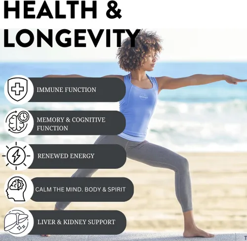 Vista 3 de TruWild Adaptogen Blend con Cordyceps Maca Ashwagandha - Mezcla de hongos de espectro completo para apoyo y función diarios, fórmula totalmente