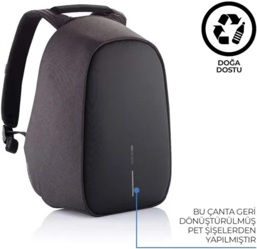 Vista 3 de XDDesign BOBBY HERO - Mochila antirrobo para computadora portátil, mochila de viaje aprobada para hombres y mujeres, Negro -, X-Grande, Mochila