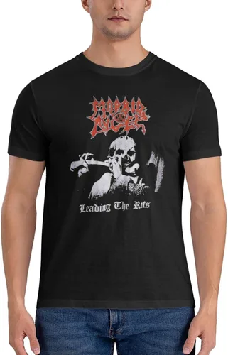Vista 3 de PEYDEN Morbid Angel T Shirt Men Summer Fashion Breathable Cotton Round Neckline Shirt Sports Fitness Short Sleeve Tees