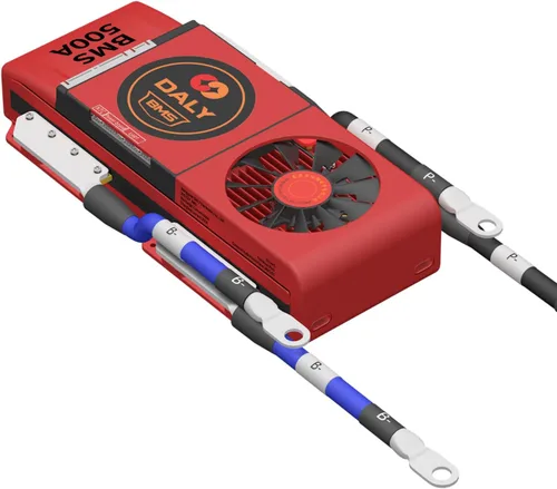 Vista 14 de DALY BMS 72V Li-ion 20S 30A Tablero de protección con cable de equilibrio de puerto común para panel solar autoconstruido, sistema de suministro