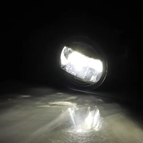 Vista 3 de Luces antiniebla LED de 3000 lm con lente transparente izquierda y derecha compatibles con Acura TLX Honda Accord Civic CRZ Fit HRV Odyssey Passport