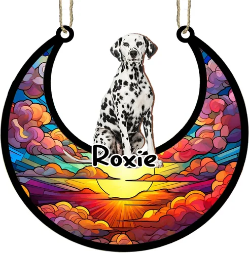 Vista 47 de LOVELYPOD Adorno de Navidad personalizado para perro pastor australiano, atrapasoles conmemorativo, adorno de Navidad de pastor australiano