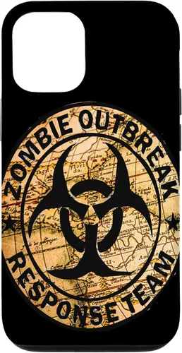Vista 26 de iPhone 16 Funny Halloween Apocalypse Outbreak Zombie Response Team Case