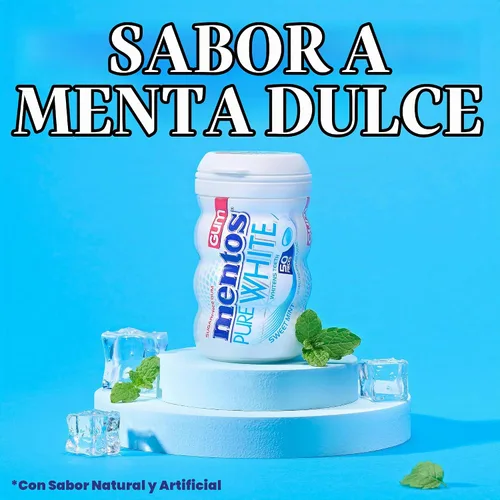 Vista 4 de Mentos - Goma de mascar Pure Fresh sin azúcar