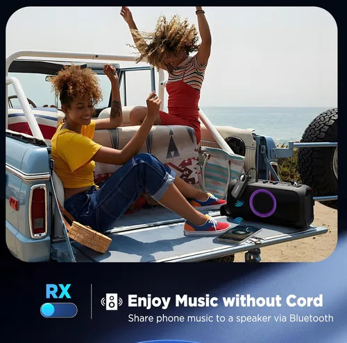 Vista 2 de Receptor transmisor Bluetooth 5.3, transmisor inalámbrico de audio auxiliar 2 en 1 de 0.138 in para avión, TV, PC, gimnasio, tabletas, PS4, receptor