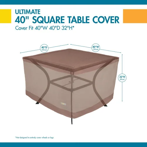 Vista 7 de Duck Covers® Cubierta de mesa impermeable definitiva