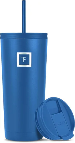 Vista 17 de IRON °FLASK Taza clásica - Botella de agua de acero inoxidable aislada al vacío, de doble pared, taza para beber, taza de viaje aislada