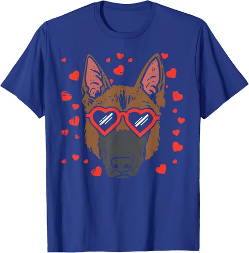 Vista 21 de Camiseta de regalo para perro con cara de pastor alemán, Negro, S