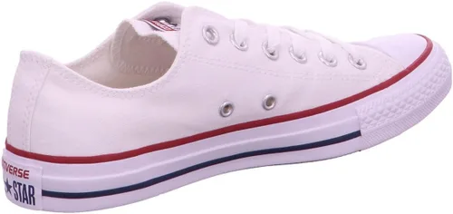 Vista 6 de Converse All Star Chuck Taylor - Tenis de moda de caña baja para hombre, blanco (Optical White)