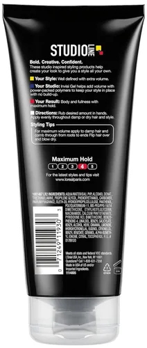 Vista 3 de L 'Oreal Paris studio Line Invisi Gel, sujeción fuerte 6,80 oz (paquetes de 3)