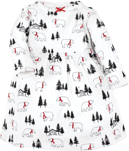Vista 3 de Hudson Baby Vestidos de algodón para bebés y niñas