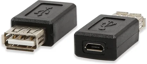 Vista 2 de ELECTOP Paquete de 2 adaptadores USB 2.0 A hembra a USB Micro Hembra