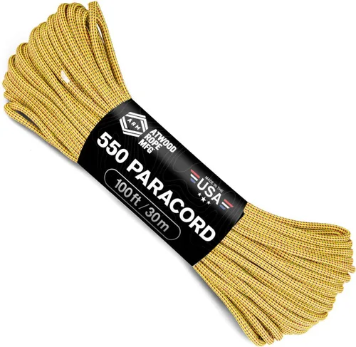Vista 21 de Atwood Rope MFG Cuerda de paracaídas de nailon 550 que cambia de color, 100 pies, 7 hebras, equipo de supervivencia exterior, fabricado en Estados