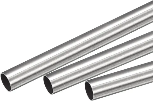 Vista 57 de uxcell Tubo capilar del acero inoxidable 304, tubería gruesa del metal de la longitud de la pared de 820.2 ft m del OD 18.0 ft m x 0.7 ft m