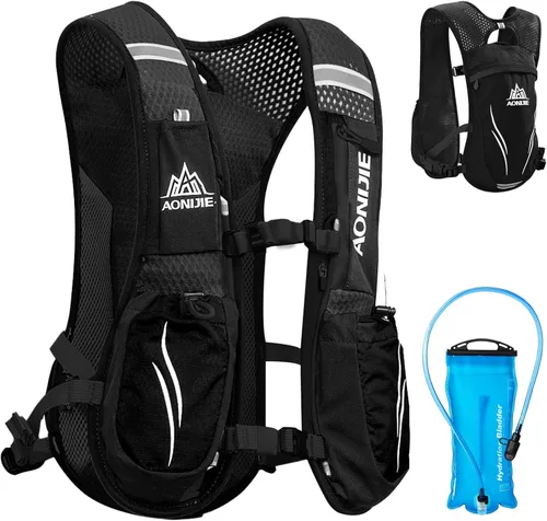 Vista 10 de TRIWONDER Running Vest Hydration Pack Backpack for Men & Women, Lightweight Trail Marathon Run Race Vest for Cycling Jogging