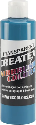 Vista 23 de Createx Pintura de colores para aerógrafo, 8 onzas, aguamarina transparente