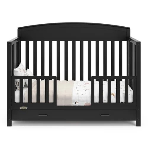 Vista 13 de Graco Benton - Cuna convertible 5 en 1 con cajón, certificado GREENGUARD Gold, se convierte de cuna de bebé a cama infantil, sofá cama y cama