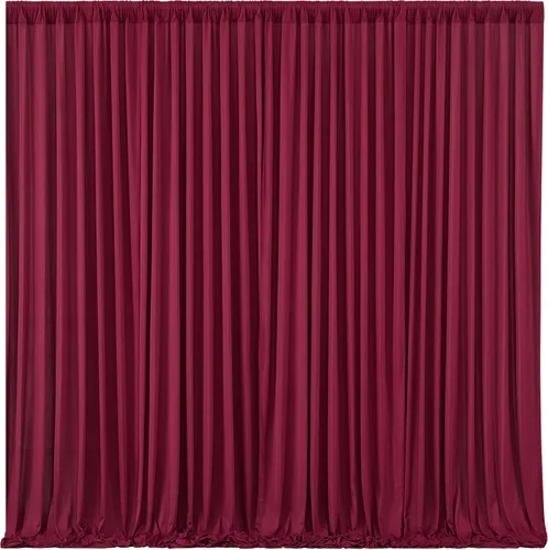 Vista 15 de Cortinas de Fondo Beige - Cortinas de Poliéster Sin Arrugas para Fotografía, Cortinas de Fondo para Fiestas, para Decoraciones de Baby Shower