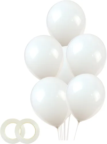 Vista 14 de KADBANER Globos rojos, amarillos y negros, paquete de 100 globos de látex de 12 pulgadas