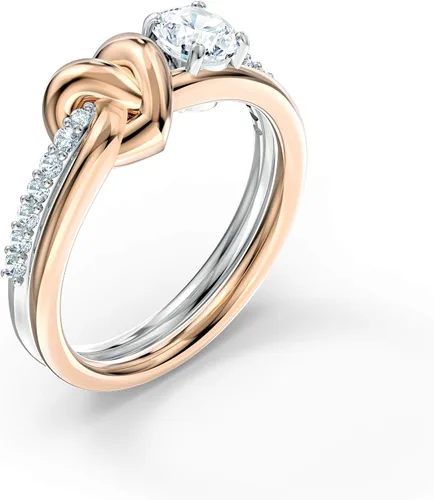 Vista 3 de Anillo de corazón de SWAROVSKI de por vida
