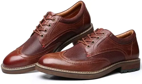 Vista 2 de Zapatos de vestir Oxford casuales con cordones para hombre