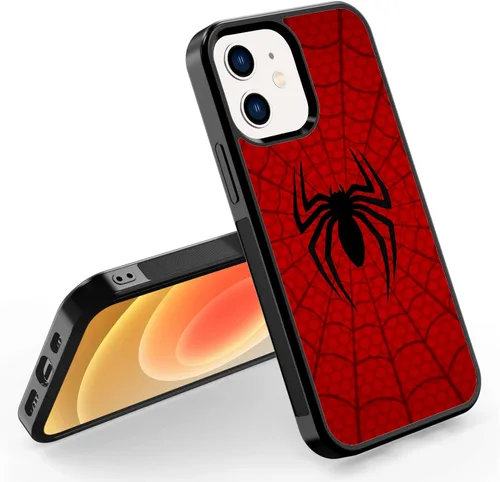 Vista 11 de Funda para teléfono Araña, a prueba de golpes, bonita funda protectora para teléfono con diseño de telaraña diseñada compatible con iPhone 11 Pro 11