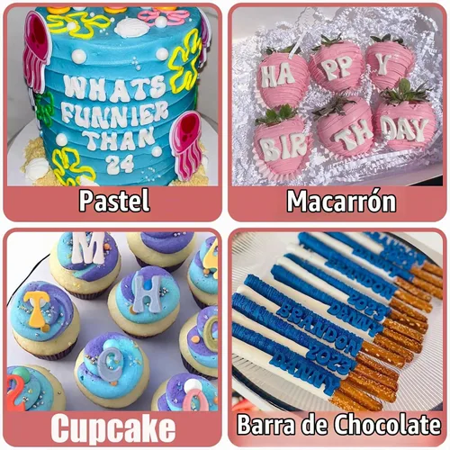 Vista 4 de 26 moldes de silicona para chocolate, 2 piezas, 0-9 números 3D para decoración de pasteles, dulces, cupcakes, pasteles, popsicle polimérico, arcilla