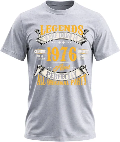 Vista 28 de Camiseta de cumpleaños para hombre, leyendas nacieron en 19XX, camiseta Negro