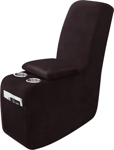Vista 46 de ANARACHON Fundas para sillas reclinables con aspecto de cuero, funda elástica de 4 piezas, funda suave para silla reclinable, protector de muebles
