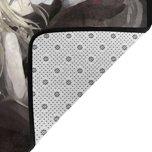 Vista 4 de Angels of Death Rugs - Alfombra de manga estampada para cocina, baño, 36 x 24 pulgadas, alfombra para decoración de baños interiores