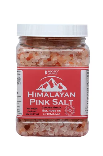 Vista 7 de Indo BIO Organics Sal de roca rosa del Himalaya cada caja, 2 libras (32 onzas) (paquete de 2)