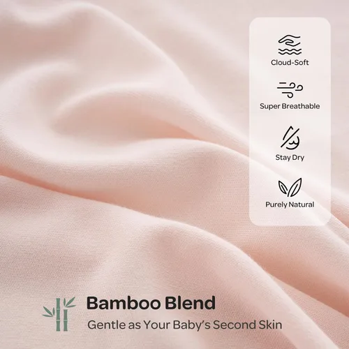 Vista 7 de Momcozy - Pañales para recién nacidos, con cierre silencioso para bebés de 0 a 3 meses Saco de dormir apto para nuevos padres, reduce el reflejo