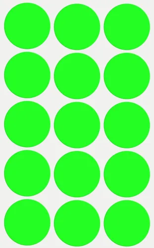 Vista 31 de Royal Green Etiqueta adhesiva redonda – Hojas adhesivas permanentes de 1.25 pulgadas para marcar y etiquetar – Negro (5 hojas – 75 unidades)