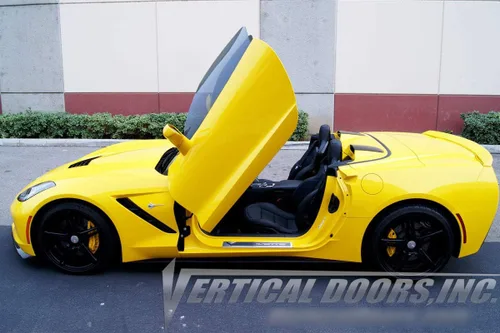 Vista 2 de Juego de puertas verticales estilo Lambo de Vertical Doors, Inc para Chevrolet Corvette C-7 2014-2016