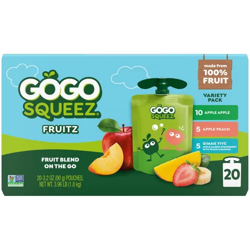 Vista 4 de GoGo SqueeZ - Puré de manzana para niños