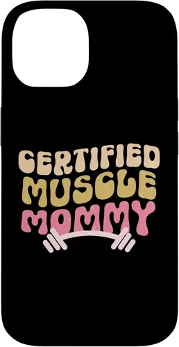 Vista 4 de iPhone 16 certified Muscle Mommy Groovy Pump Cover Lifting Case