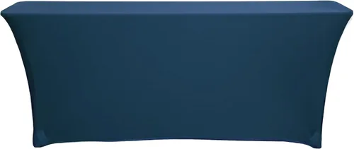 Vista 8 de YOUR CHAIR COVERS - Mantel elástico rectangular estándar de elastano de 6 pies x 18 pulgadas, color negro