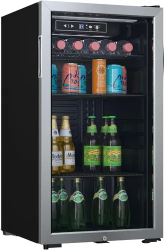 Vista 10 de EdgeStar BWC71 - Centro de bebidas Extreme Cool de 18 pulgadas de ancho con capacidad para 52 latas, acero inoxidable
