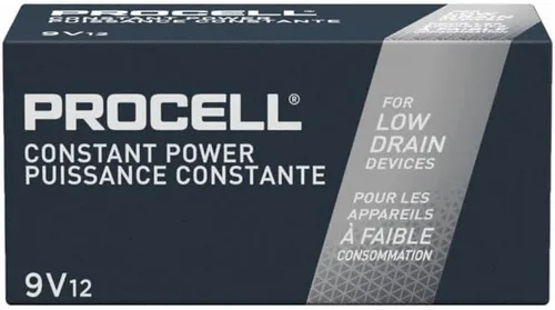 Vista 2 de Procter & GambleDuracell - Paquete de 12 baterías alcalinasDuracell PC1604BKD Procell de 9 V, 1