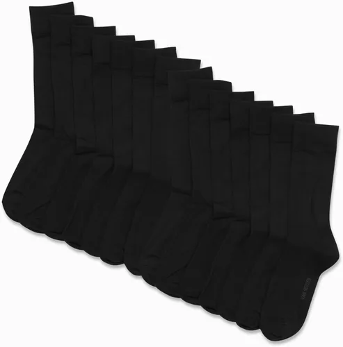 Vista 2 de Van Heusen Calcetines de vestir para hombre, paquete de 14 calcetines suaves y elásticos que absorben la humedad para hombres para uso diario