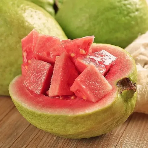 Vista 4 de 100 semillas de guayaba rosa para plantar: semillas de árboles frutales tropicales para jardín y contenedores