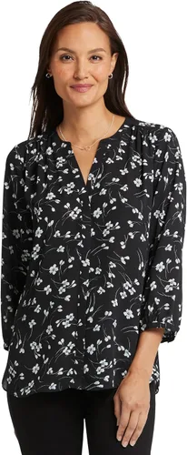Vista 17 de Blusa petite para mujer con manga 3/4 de la marca NYDJ Alicia Glen