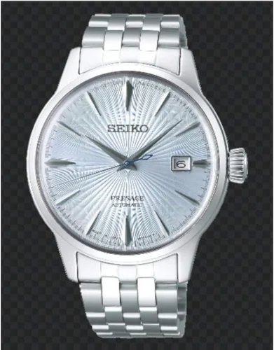 Vista 4 de SEIKO Reloj automático con esfera azul Presage SRP841J1, Azul, Moderno