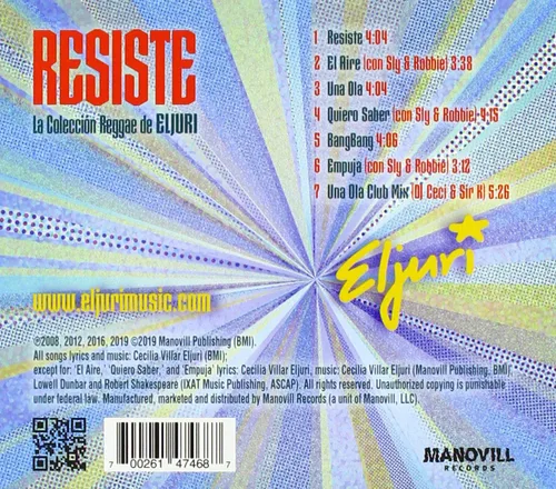 Vista 2 de Eljuri - Resiste - La Coleccion Reggae De Eljuri