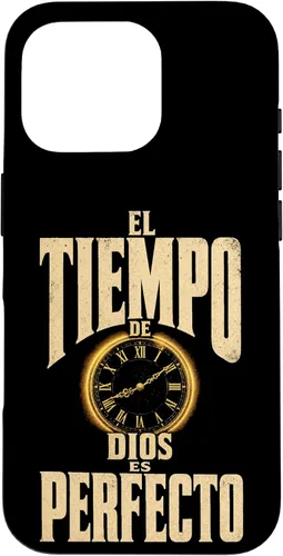 Vista 16 de Fe Cristiana El Tiempo De Dios ES Perfecto Vintage Clock Case for iPhone Air