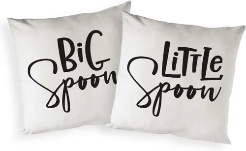 Vista 26 de The Cotton & Canvas Co. Home is Wherever I'm with You - Funda de almohada, funda de cojín, funda de almohada decorativa