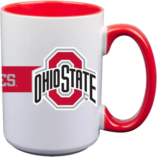 Vista 12 de The Memory Company Taza de café sublimada con licencia oficial de la NCAA de 15 onzas, Universidad de Alabama