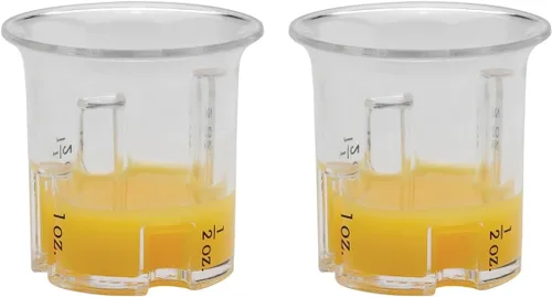 Vista 7 de HIC Kitchen E-Z - Jigger de cóctel de barra multimedida de 4 pasos, 0.5 onzas a 2 onzas