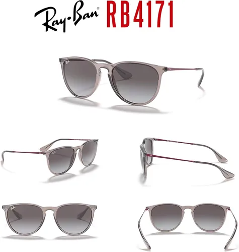 Vista 7 de Ray-Ban RB4171 ERIKA Round Sunglasses For Women +BUNDLE with ACCESSORY EYEWEAR KIT